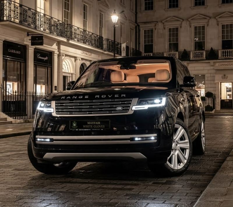 Range Rover chauffeur car, London